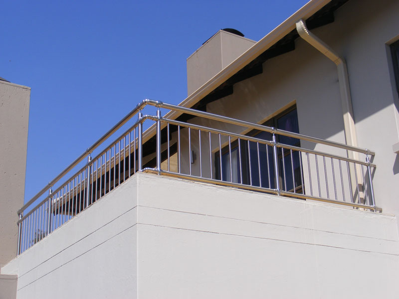 Bild rostfritt altanräcke/balkongräcke